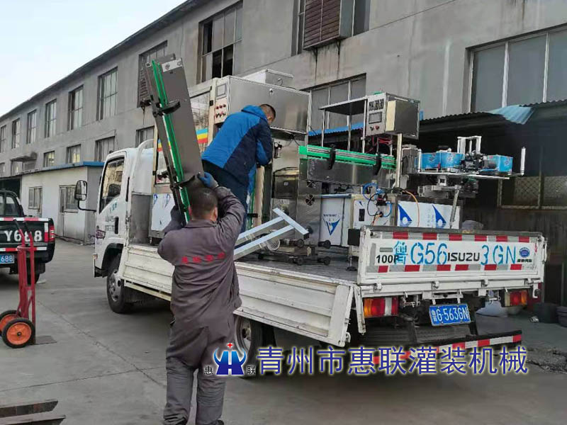 灌装过滤生产线厂家发货现场